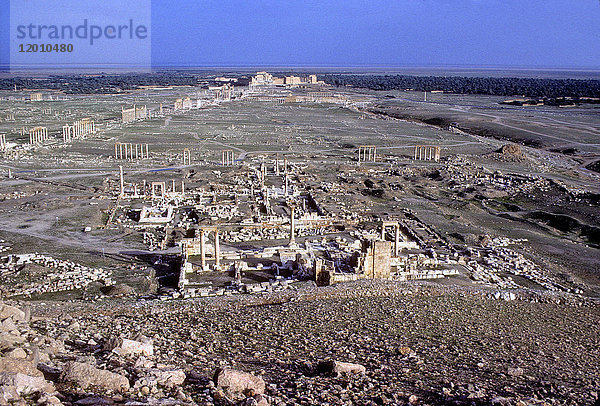 Syrien  Palmyra  archäologische Stätte (UNESCO-Welterbe)