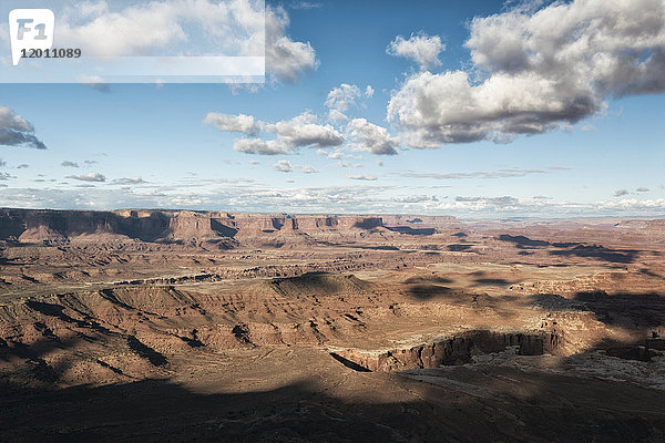 Wolken über Canyonlands  Moab  Utah  Vereinigte Staaten