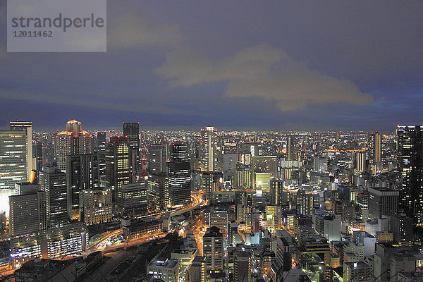 Japan  Osaka  Stadtteil Kita  Skyline  Luftaufnahme