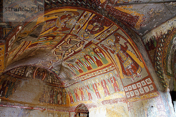 Türkei  Kappadokien  Provinz Aksaray  Tal von Ihlara  Schlangenkirche (Yilanli kilise)