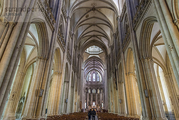 Normandie  Manche  Notre Dame de Coutances Kathedrale ambulant (Historisches Monument)