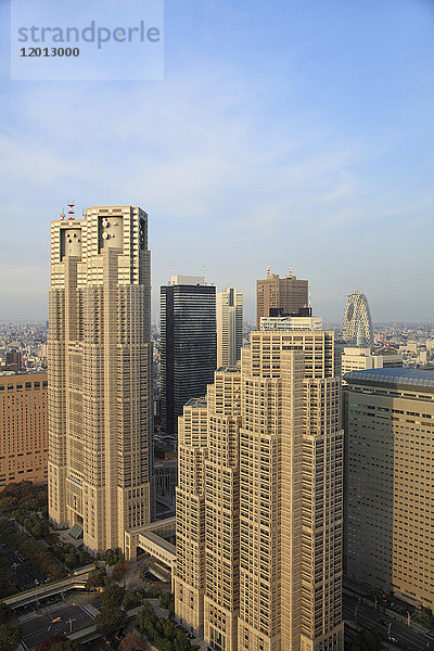 Japan  Tokio  Shinjuku  Skyline  Wolkenkratzer  Metropolitan Government Building;'