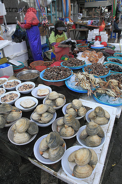 Südkorea  Busan  Jagalchi Fischmarkt