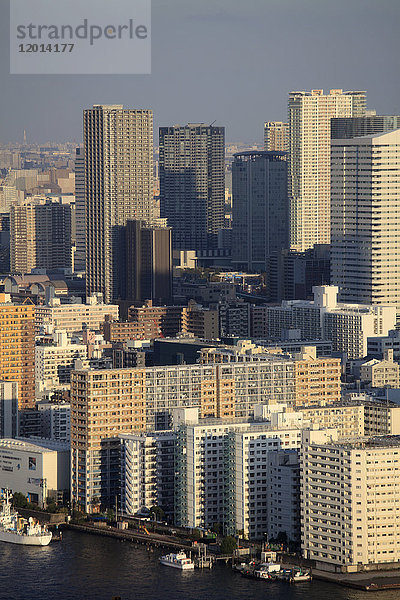Japan  Tokio  Skyline  Luftaufnahme