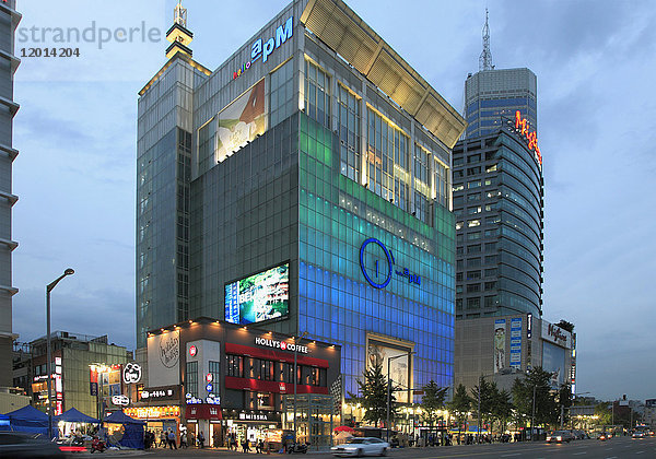 Südkorea  Seoul  Stadtteil Dongdaemun  moderne Architektur