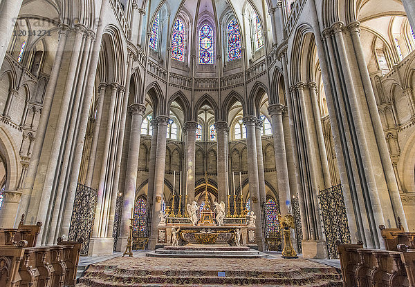 Normandie  Manche  Chor der Kathedrale Notre Dame de Coutances (Historisches Monument)