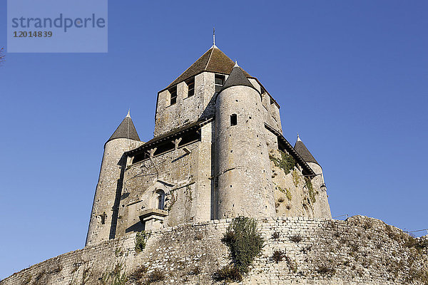 Seine und Marne. Provins. Mittelalterliche Stadt. Der Cäsar-Turm.