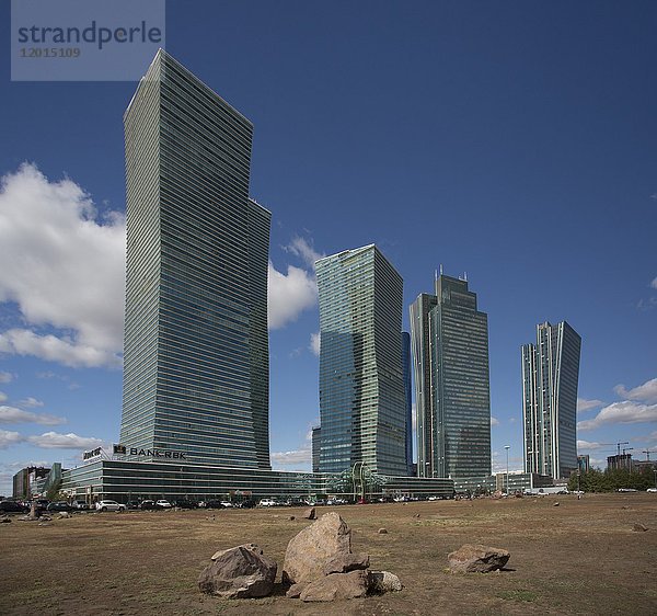 Kasachstan  Astana City  New Administrative City  Northern Lights Towers  Shooting Point: Nuzhole Avenue