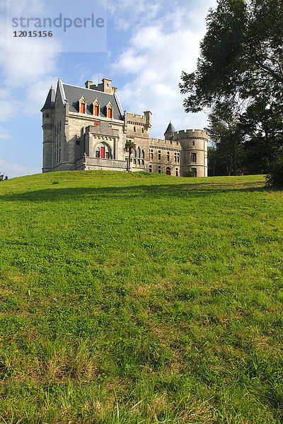 Frankreich  Aquitanien  Pyrenees Atlantiques (64)  Baskenland  Provinz Labourd  Hendaye  Schloss Abbadia