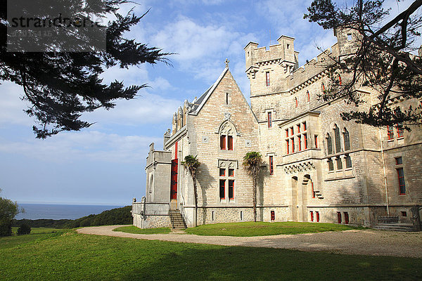 Frankreich  Aquitanien  Pyrenees Atlantiques (64)  Baskenland  Provinz Labourd  Hendaye  Schloss Abbadia