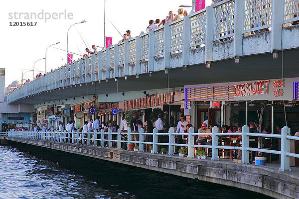 Türkei  Istanbul  Galata-Brücke