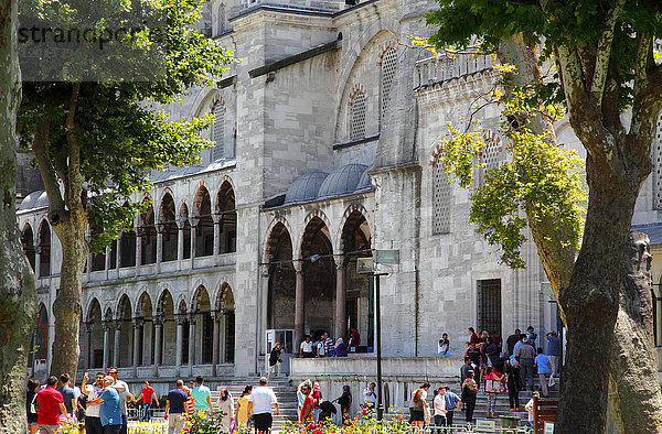 Türkei  Istanbul  Gemeinde Fatih  Bezirk Sultanahmet  Sultanahmet-Moschee (blaue Moschee)