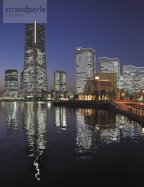 Japan  Yokohama  Minato Mirai  Skyline