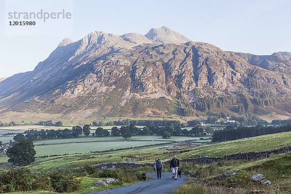 England  Cumbria  Lake District  Die Langdales