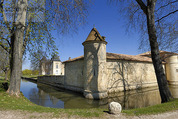 Frankreich  Gironde  Medoc  Chateau d'Issan  AOC Margaux's Grand Cru Classe