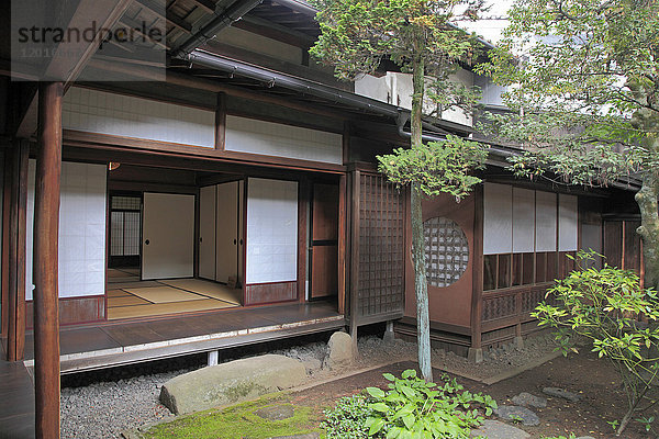 Japan  Hida  Takayama  Kusakabe Heritage House  Innenraum  Garten