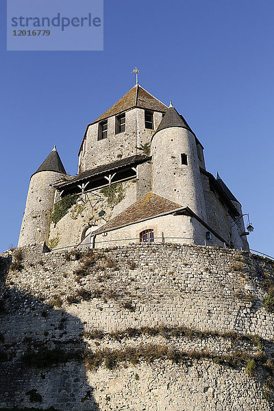 Seine und Marne. Provins. Mittelalterliche Stadt. Der Cäsar-Turm.