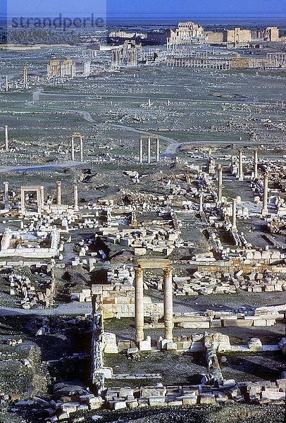 Syrien  Palmyra  archäologische Stätte (UNESCO-Welterbe)
