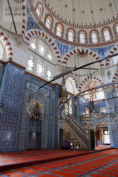 Türkei  Istanbul (Stadtbezirk Fatih) Viertel Eminonu  Rustem-Pasa-Moschee