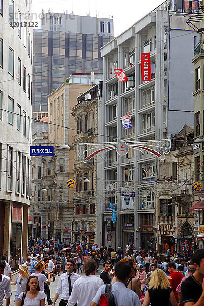 Türkei  Istanbul  Bezirk Beyoglu  Istiklal-Straße