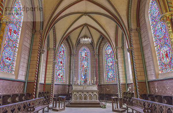 Normandie  Manche  die Kathedrale von Coutances  Kapelle Notre Dame (historisches Denkmal)