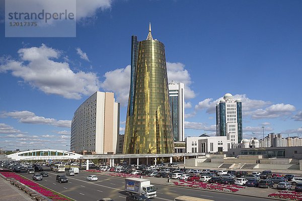 Kasachstan  Astana City  Neue Verwaltungsstadt  Nurzhol Avenue