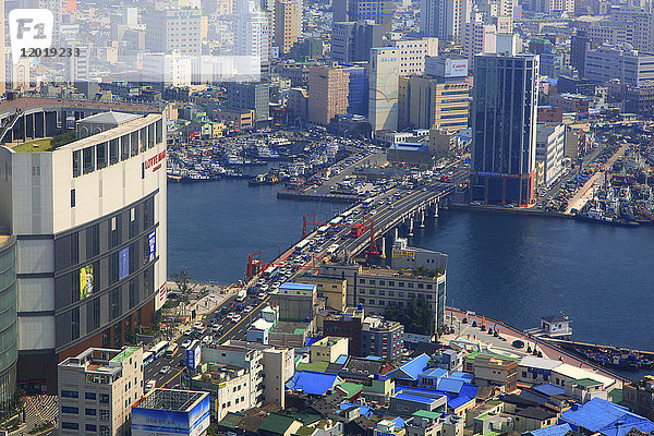 Südkorea  Busan.Yeongdo. Klappbrücke Yeongdodaegyo