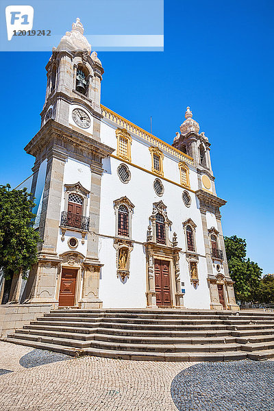 Karmelkirche in Faro  Stadt Faro  Region Algarve  Portugal