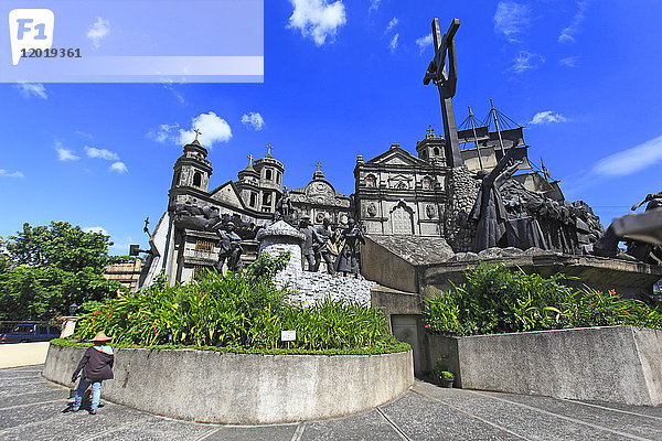 Philipins  Cebu City. Insel Cebu. Das Denkmal für das Erbe von Cebu