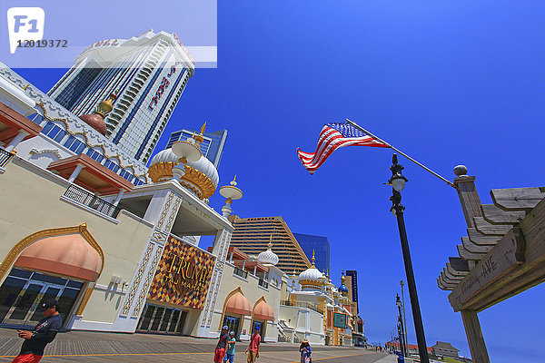 Usa  New Jersey  Atlantic-City. Das Trump Taj Mahal Hotel und Kasino