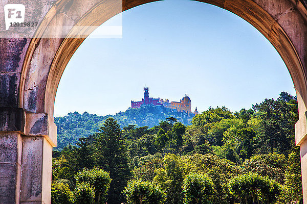 Pena National Palace  Sintra  Region Lissabon  Portugal