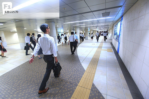 Japon Tokio. U-Bahn Tokio