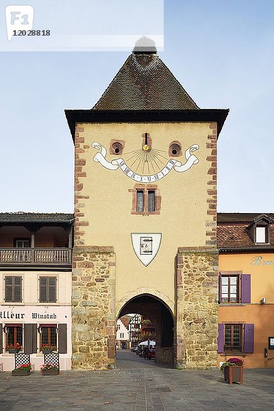 Untertor  Unteres Tor oder La porte de France  Turckheim  Elsass  Frankreich  Europa