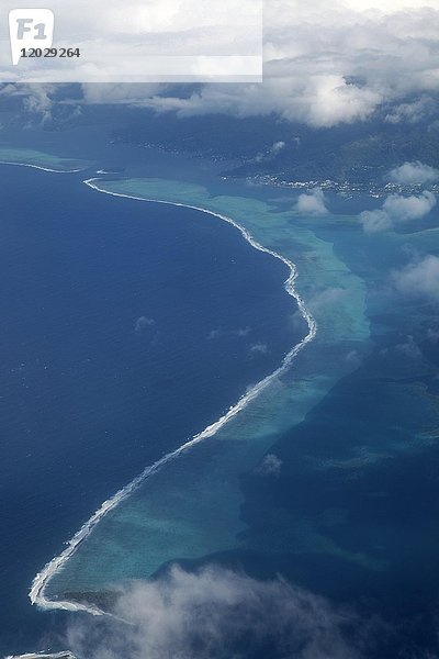 Saumriff  Insel Bora Bora Bora  Gesellschaftsinseln  Französisch-Polynesien  Ozeanien