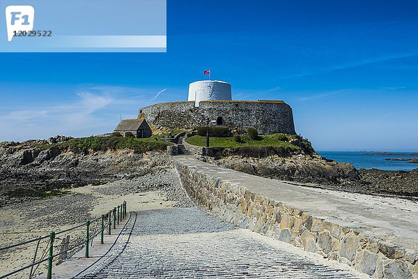 Fort Grey Schiffswrackmuseum  Rocquaine  Insel Guernsey  Kanalinseln  Großbritannien