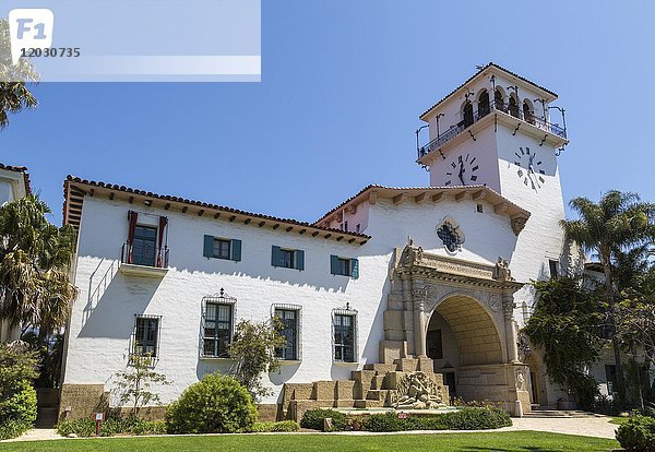 Gerichtsgebäude  County Courthouse  Santa Barbara  Kalifornien  USA  Nordamerika