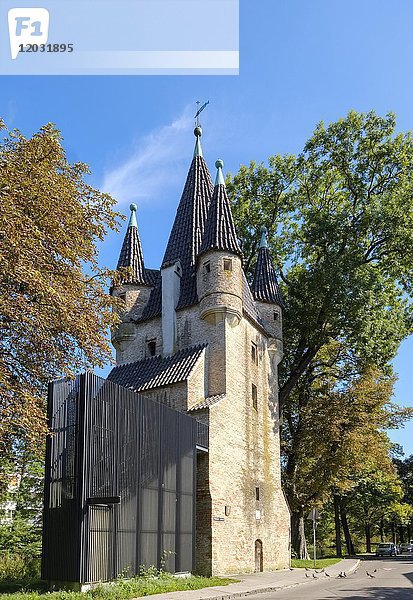 Fünfgratturm  Jakobervorstadt  Augsburg  Schwaben  Bayern  Deutschland  Europa