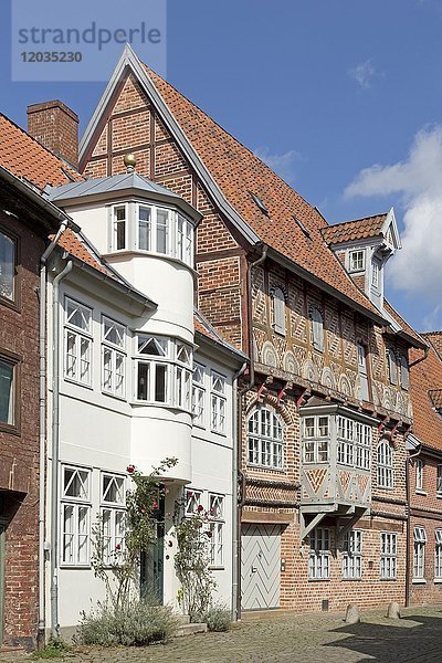 Altes Fachwerkhaus  Obere Ohlingerstraße  Altstadt  Lüneburg  Niedersachsen  Deutschland  Europa
