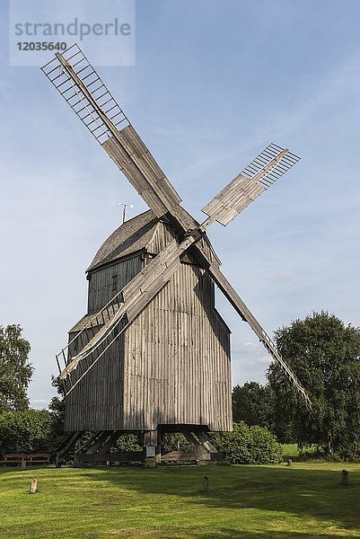 Holländerwindmühle  Windmühle  Westfälische Mühlenstraße  Oppenwehe  Stemwede  Minden-Lübbecke  Nordrhein-Westfalen  Deutschland  Europa
