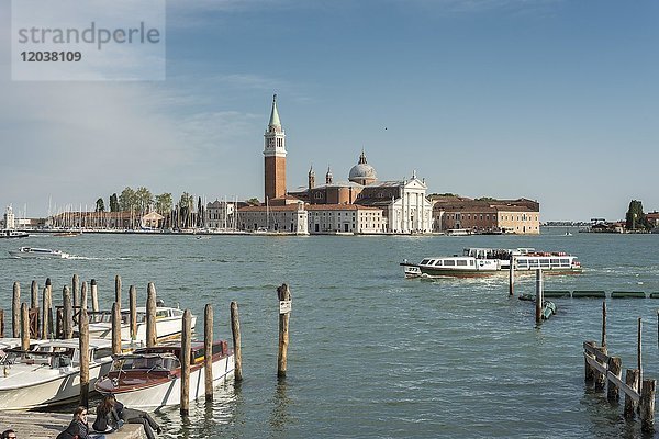 Insel San Giorgio Maggiore  Lagune von Venedig  Venedig  Veneto  Italien  Europa