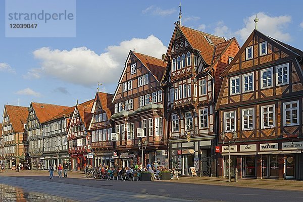 Fachwerk  Stechbahn  Celle  Niedersachsen  Deutschland  Europa