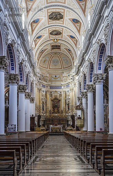 Kathedrale Duomo di San Pietro  Barock  Modica  Monti Iblei  Val di Noto  UNESCO Weltkulturerbe  Provincia di Ragusa  Sizilien  Italien  Europa