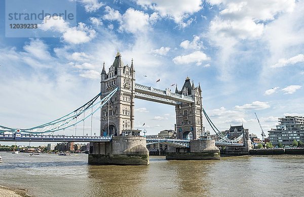 Tower Bridge  London  England  Großbritannien  Vereinigtes Königreich  Europa