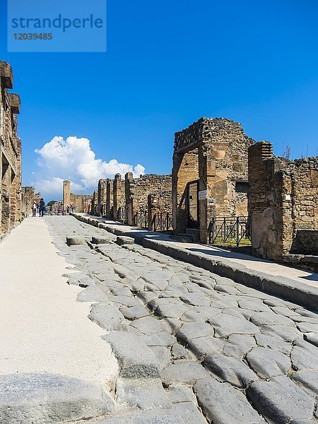 Ausgrabungen von Pompeji  Neapel  Kampanien  Italien  Europa