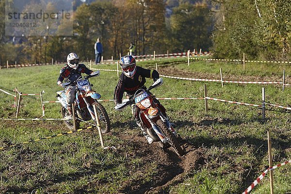 Enduro-Rallye  Mittelrheinische ADAC Geländefahrt in Kempenich  Kempenich  Rheinland-Pfalz  Deutschland  Europa