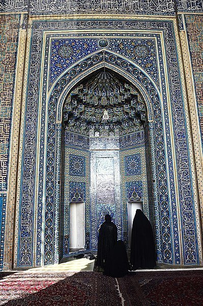 Jame-Moschee  Eingangsiwan mit Fliesendekor  Yazd  Iran