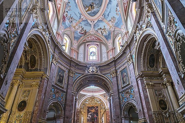 Altarraum  Karmeliterkirche  Mdina  Malta  Europa