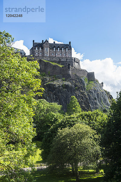 Edinburgh Castle  UNESCO-Weltkulturerbe  Edinburgh  Schottland  Vereinigtes Königreich  Europa