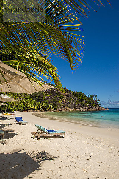 Petit Anse Beach  Mahe  Republik Seychellen  Indischer Ozean  Afrika