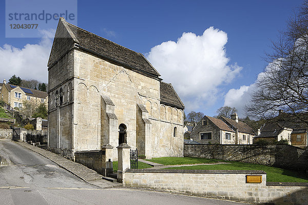 Die sächsische Kirche St. Laurence  Bradford-on-Avon  Wiltshire  England  Vereinigtes Königreich  Europa